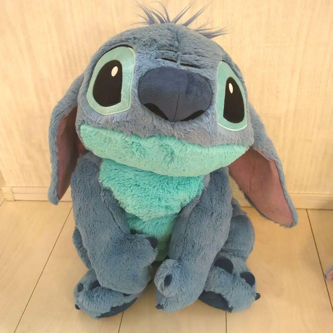 ディズニーリゾート　スティッチ　ぬいぐるみ　抱き枕　だき枕　フラッフィー　新品