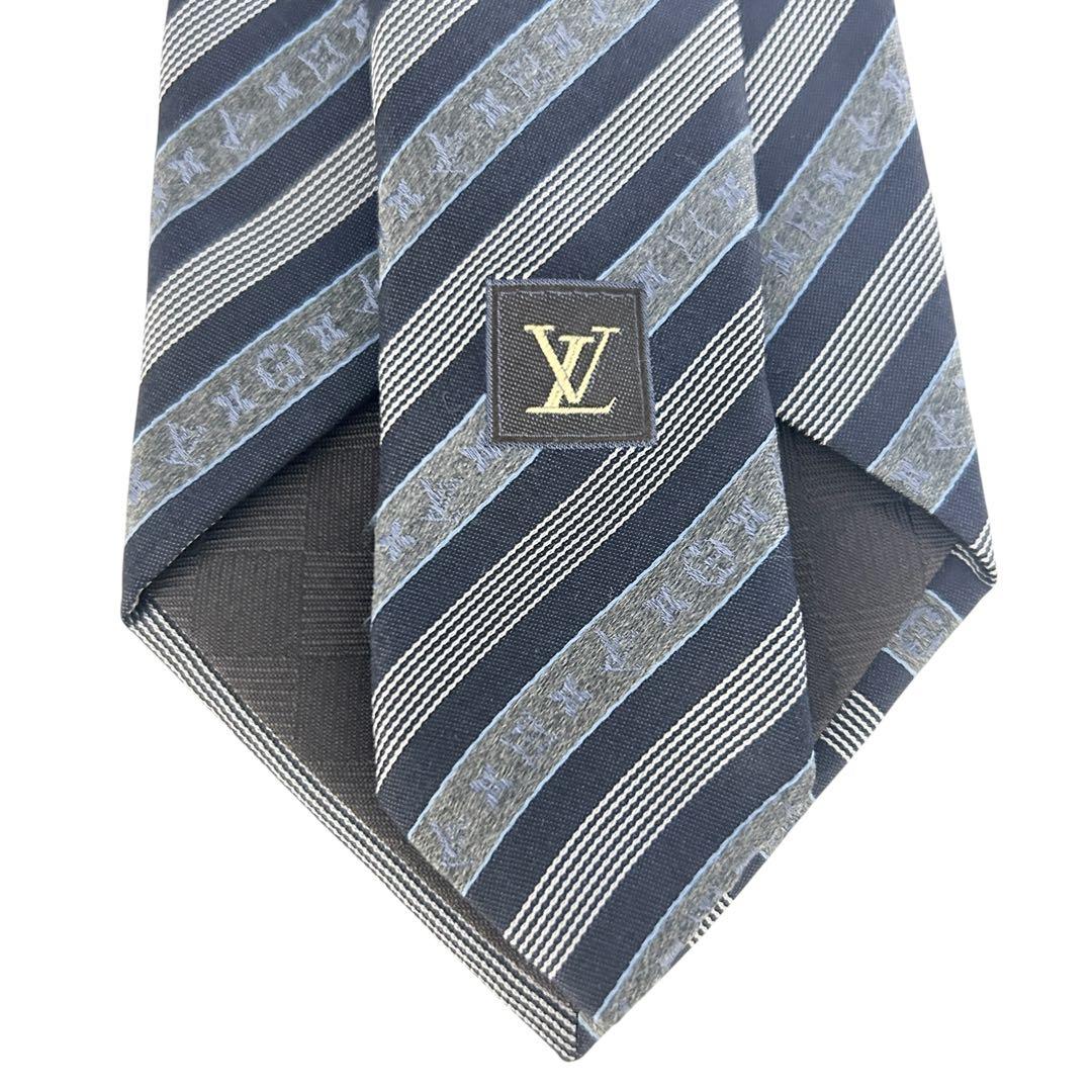 LOUIS VUITTON ルイヴィトン ネクタイ 美品 モノグラム シルク