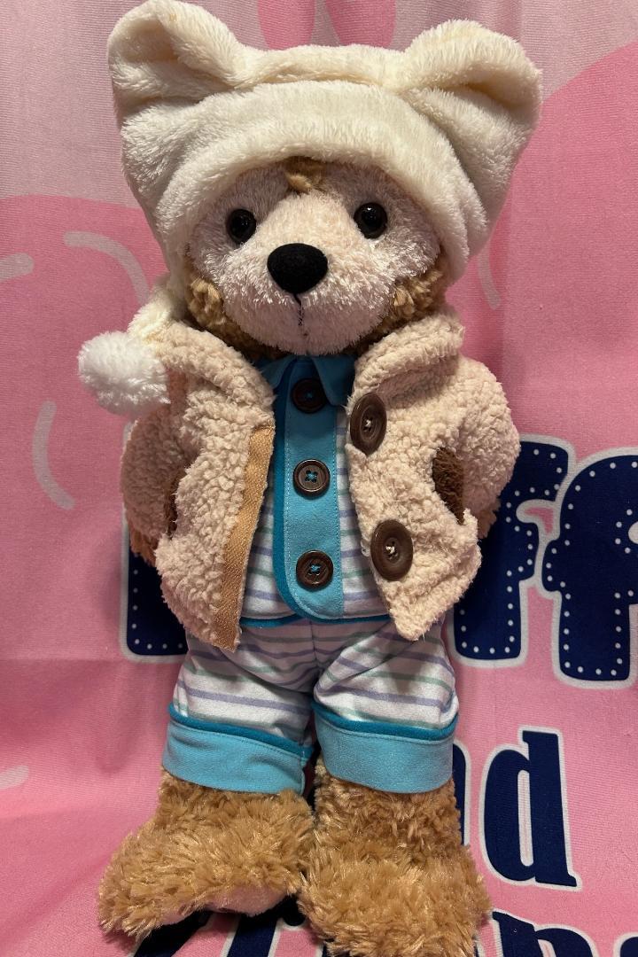 ダッフィー ぬいぐるみ ポーズも取れて自立可能 オータムスリープオーバー コス付
