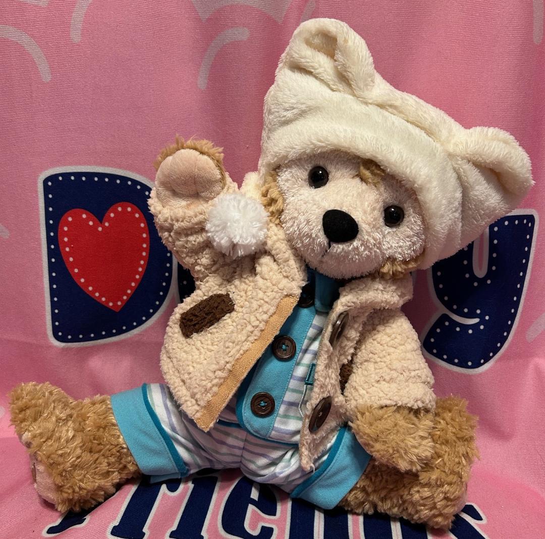 ダッフィー ぬいぐるみ ポーズも取れて自立可能 オータムスリープオーバー コス付