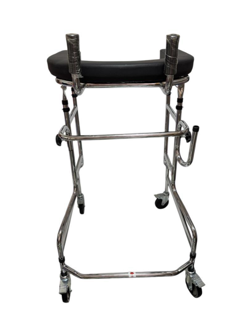 【新品】介護 屋内リハビリ用 高さ調節 サークル型 折りたたみ 歩行器
