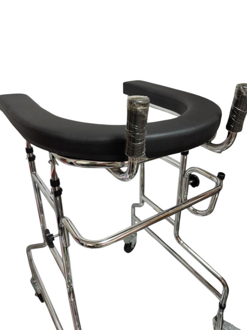 【新品】介護 屋内リハビリ用 高さ調節 サークル型 折りたたみ 歩行器