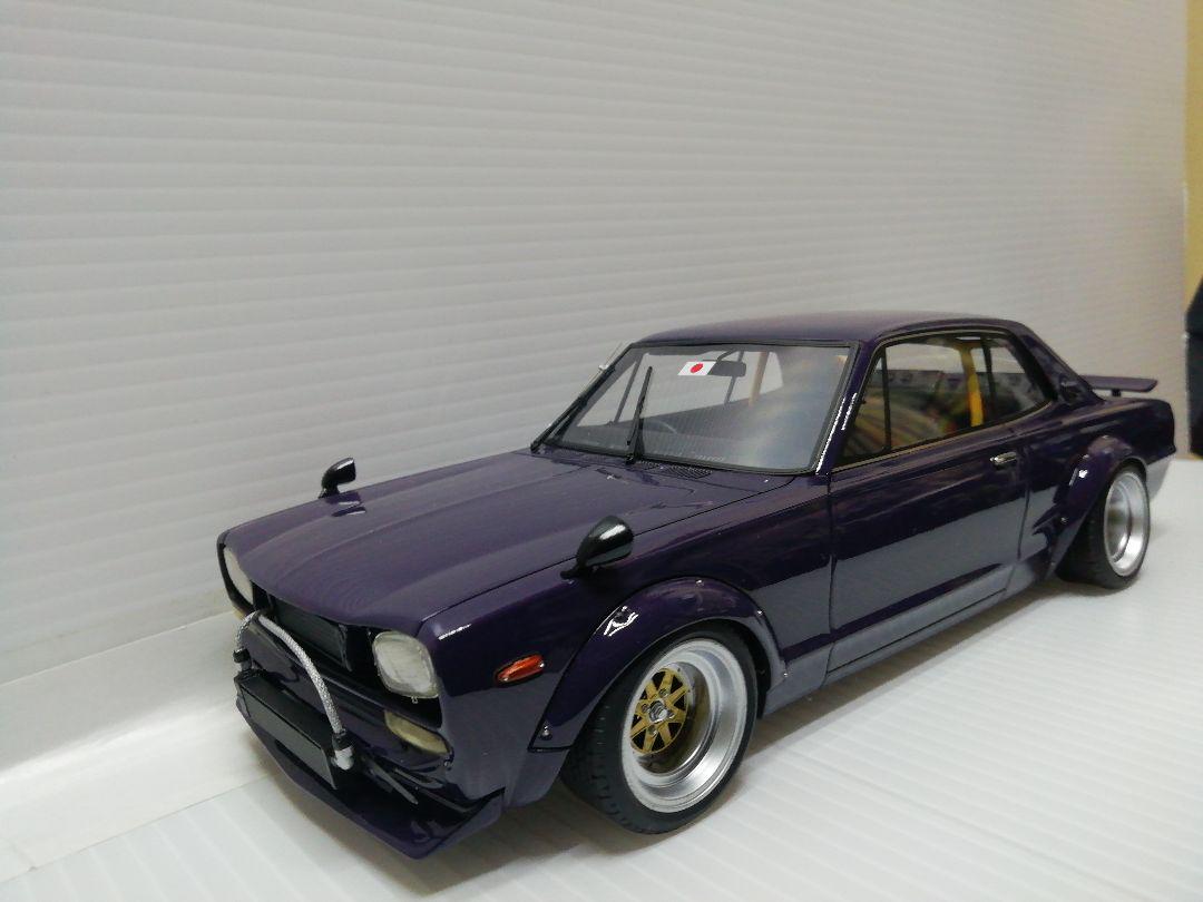 イグニッションモデル1/18 リバティワークス　ハコスカ　パープル開封品