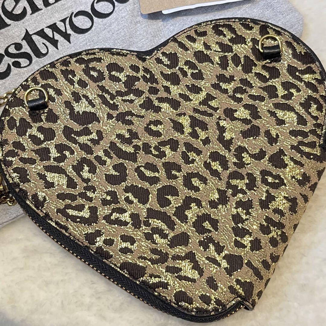Vivienne Leopard Heart Crossbody ハート バッグ