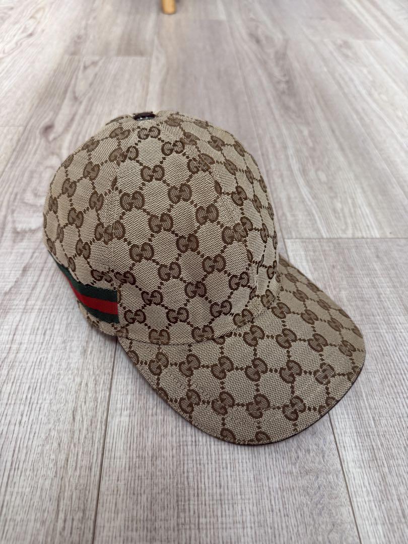 GUCCI GGパターンキャップ ベージュ