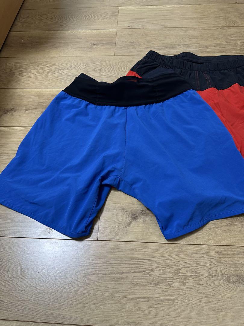 THE NORTH FACE ランニングパンツ 青 赤 2枚セット XL