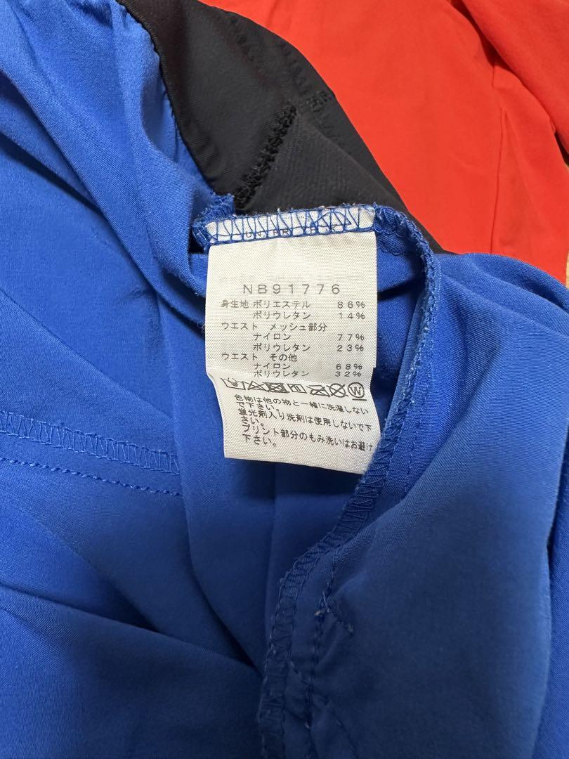 THE NORTH FACE ランニングパンツ 青 赤 2枚セット XL