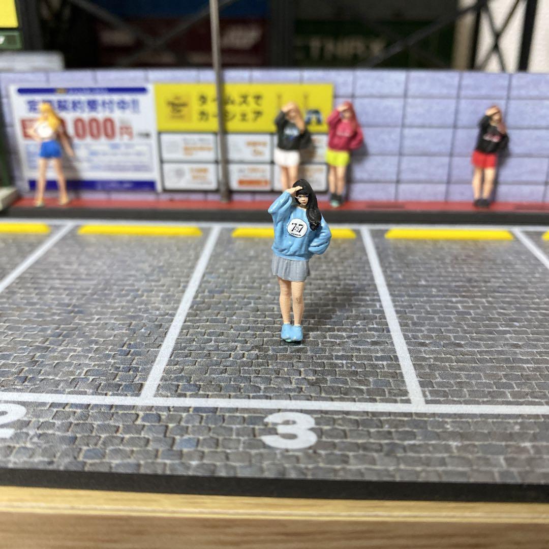 1/64 ミニカーフィギュア 女の子5体セット