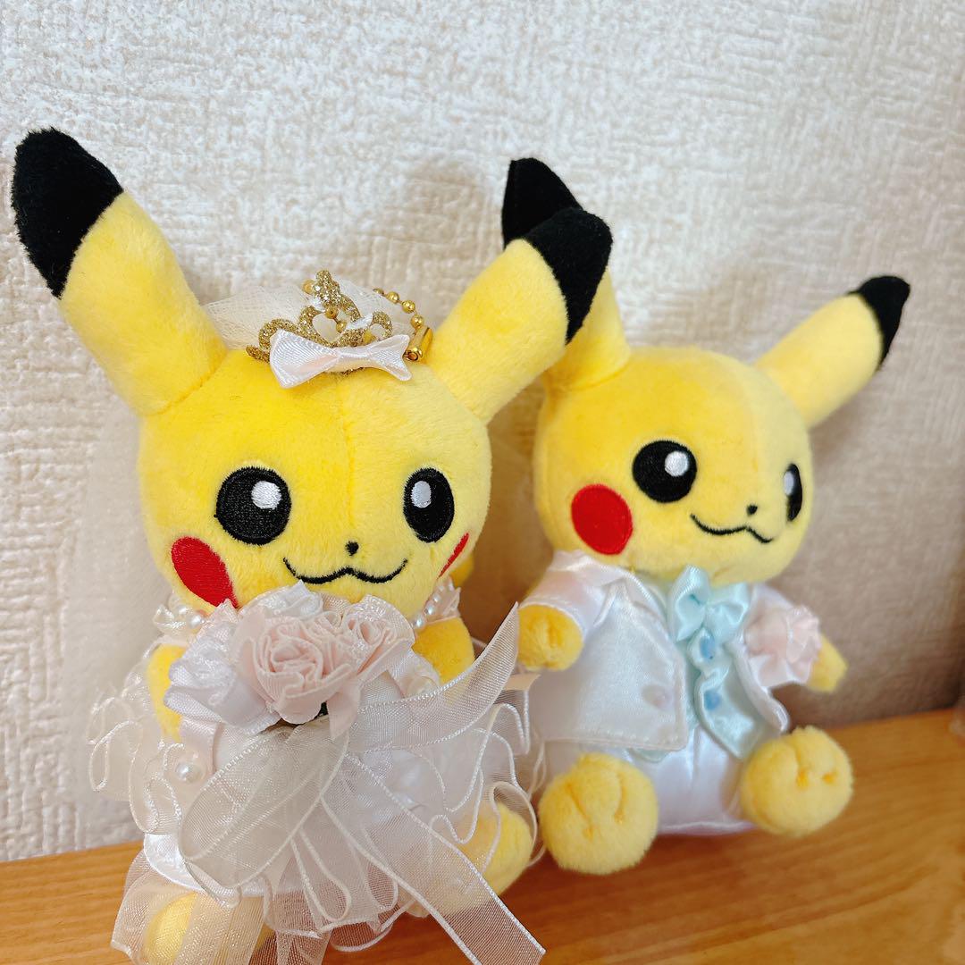 マスコット　ペアピカチュウ　Precious Wedding　ポケモンセンター