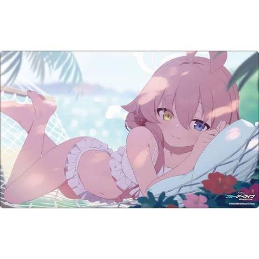 ラバーマット・スリーブセット『ホシノ(水着)』メモリアルロビーイラストver. Amazon | ブシロード ラバーマットコレクション V2 Vol.1375
