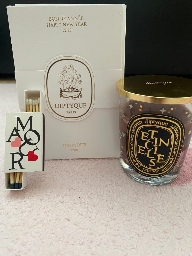 ★未使用　限定品diptyqueキャンドル　190g エタンセル※箱破れ擦れあり 限定□DIPTYQUE□ディプティック シティキャンドル 190G