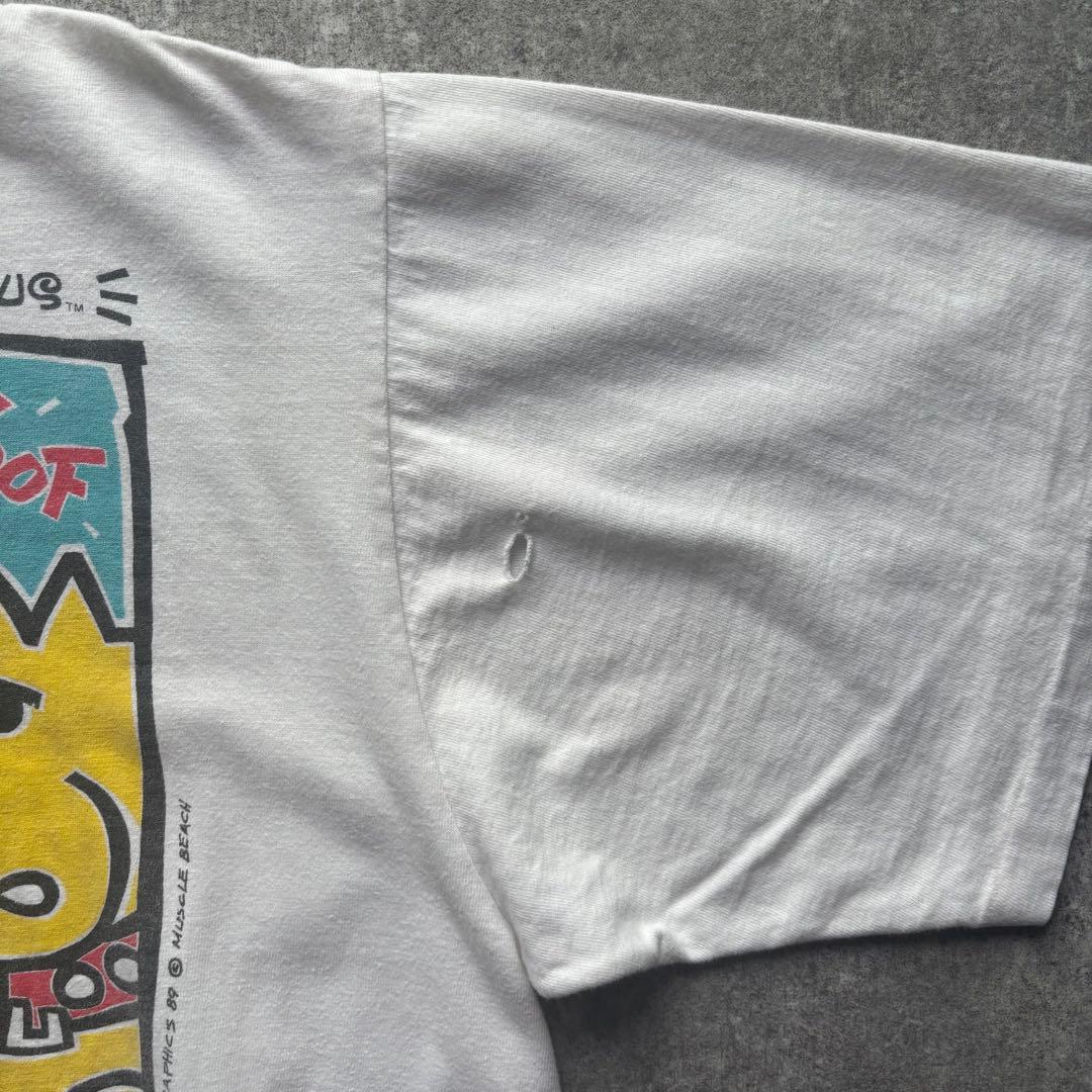 80s ヴィンテージ　グラフィック　Tシャツ　アート　ワイド　シングルステッチ