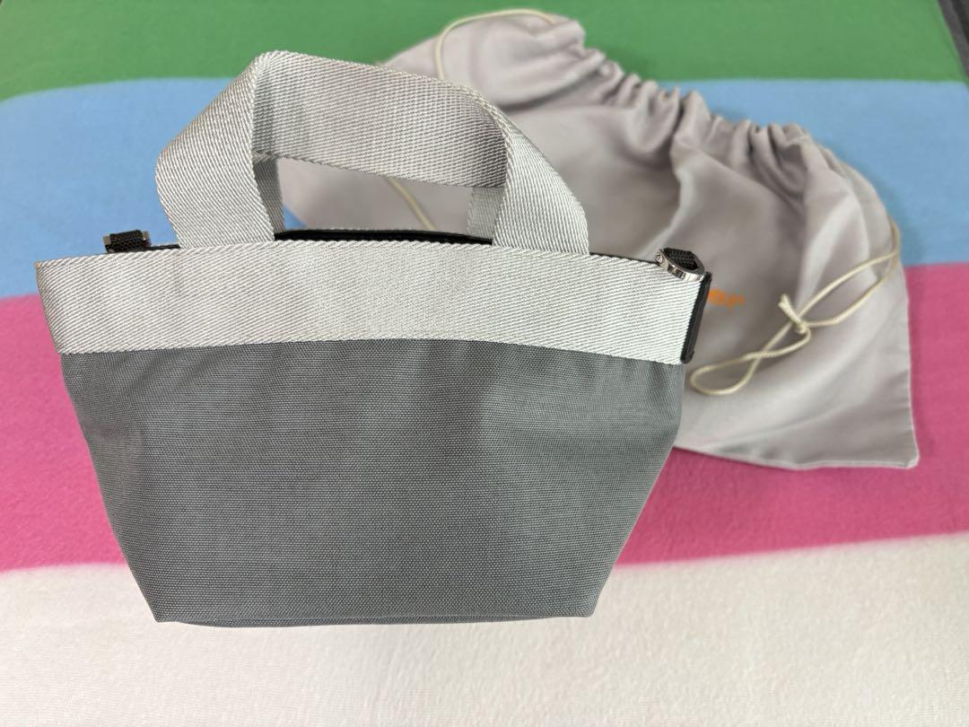 希少Hervé Chapelier2700Cトートバッグ XS フュズィシルバー 希少Hervé Chapelier2700Cトートバッグ XS フュズィシルバー