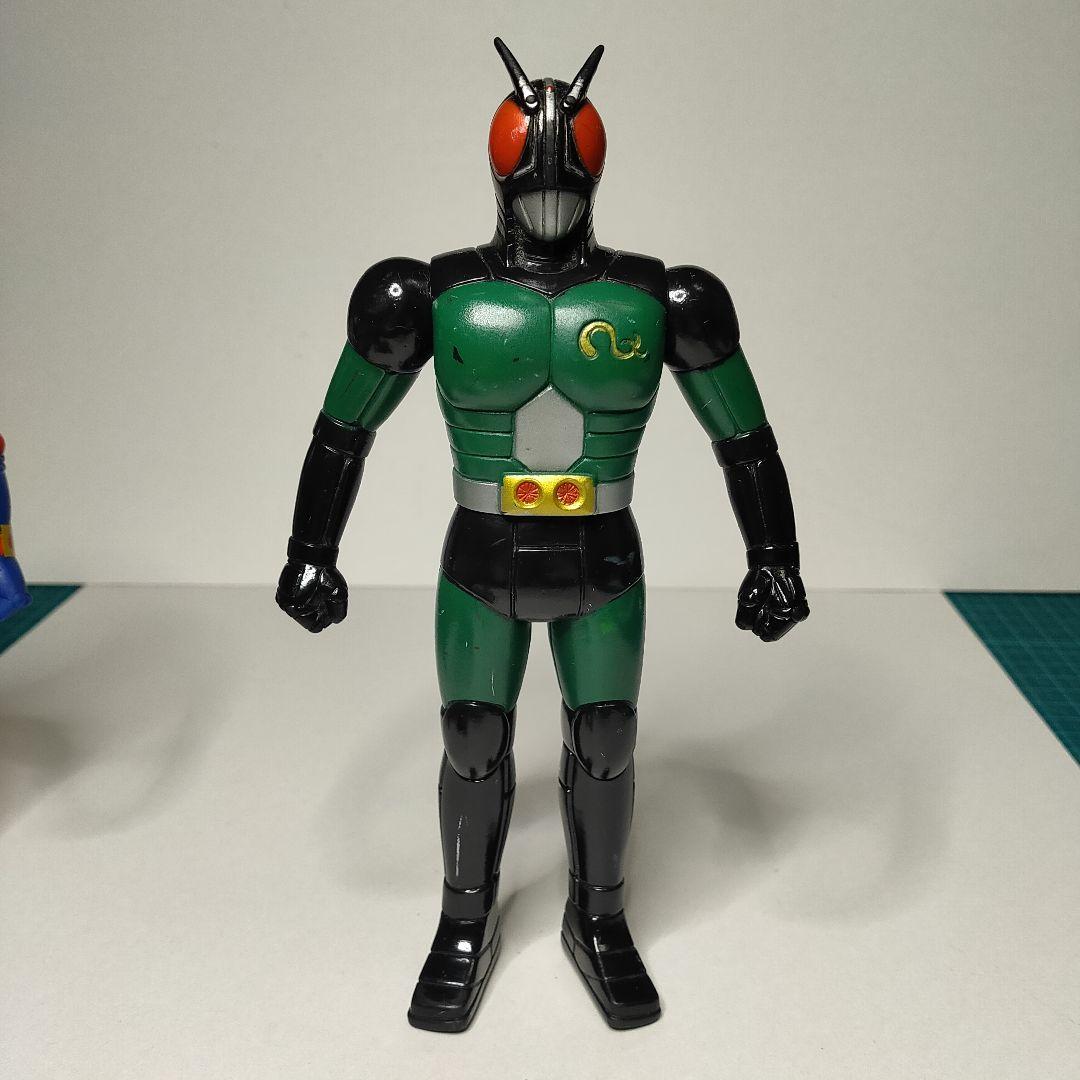 ペ*ん様 仮面ライダー ブラック ソフビ 4体 バンダイ ライダーヒーローシリー ペ*ん様 仮面ライダー ブラック ソフビ 4体 バンダイ ライダー