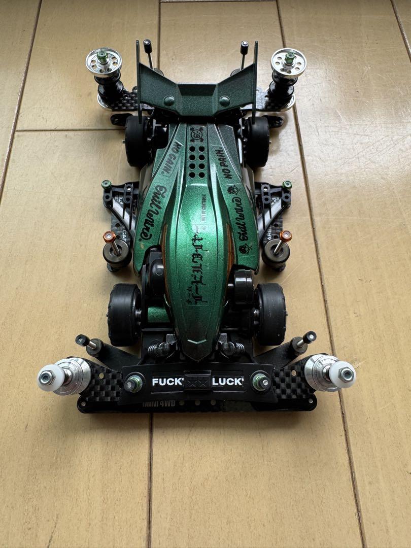 ミニ四駆完成品　B-MAX デュアルリッジjr フルカーボン