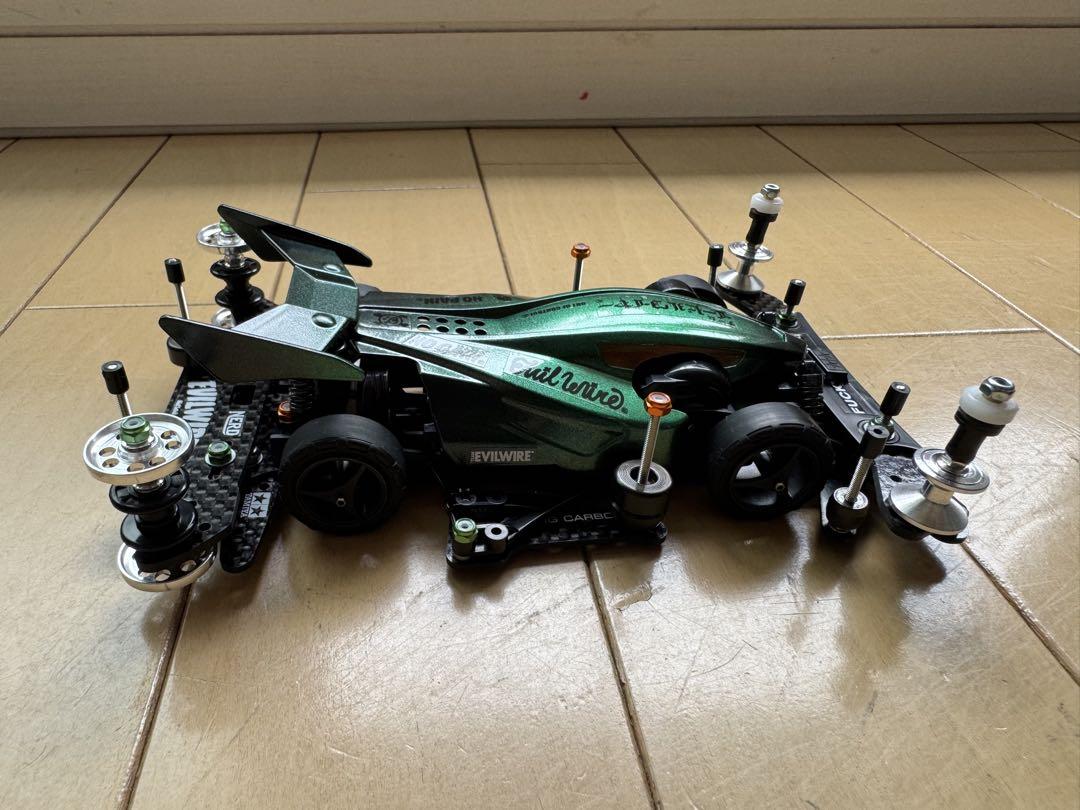 ミニ四駆完成品　B-MAX デュアルリッジjr フルカーボン