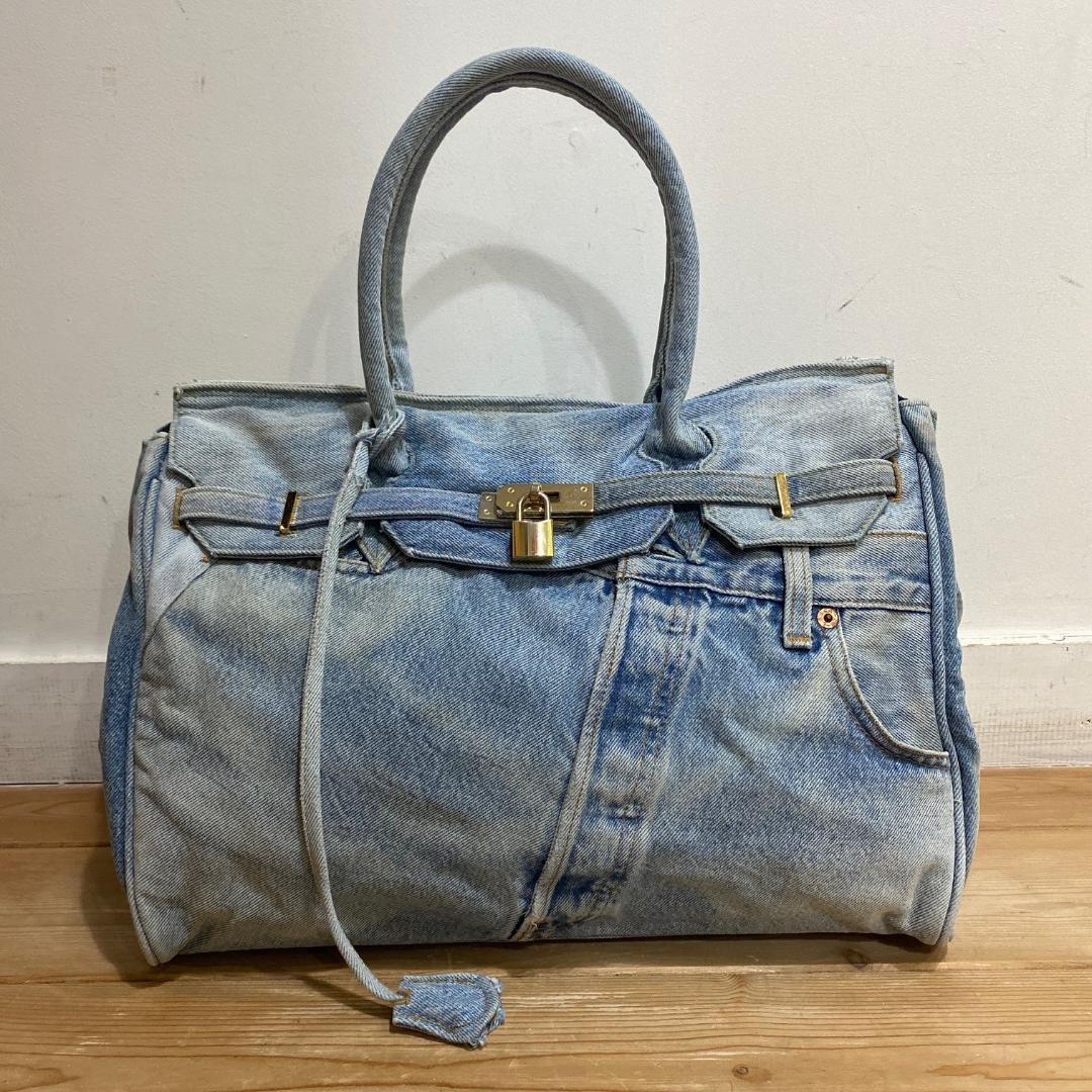 希少 LEVI’S リーバイス 501 リメイク デニム バッグ リーバイス アメリカ製 リメイク デニム 鞄 バッグ かばん