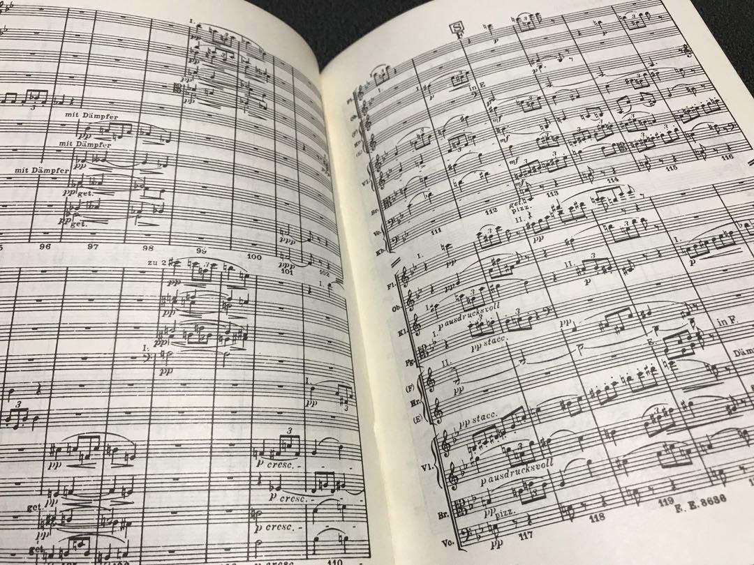 英語版楽譜 Bruckner Symphony No. 4 E-Majeur - メルカリ