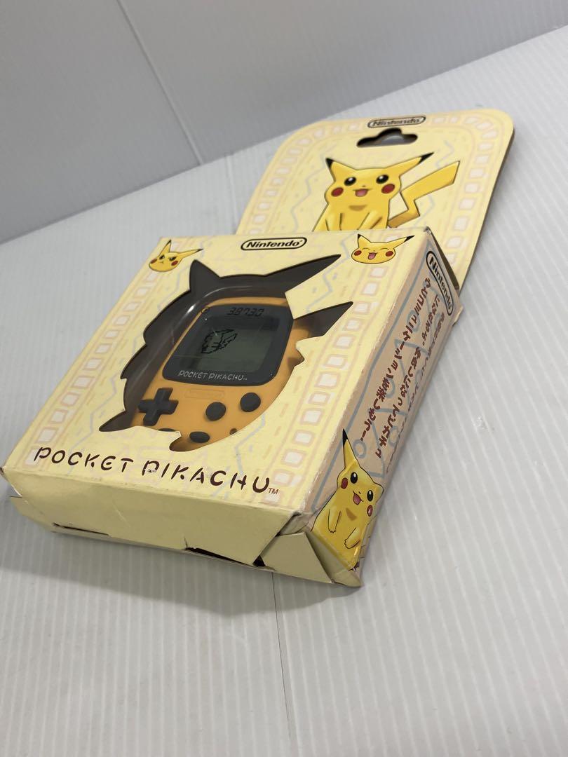 【未使用】Nintendo ポケットピカチュウ ポケモン 万歩計 任天堂※箱付 任天堂/Nintendo/ポケットピカチュウ/万歩計/ポケットモンスター