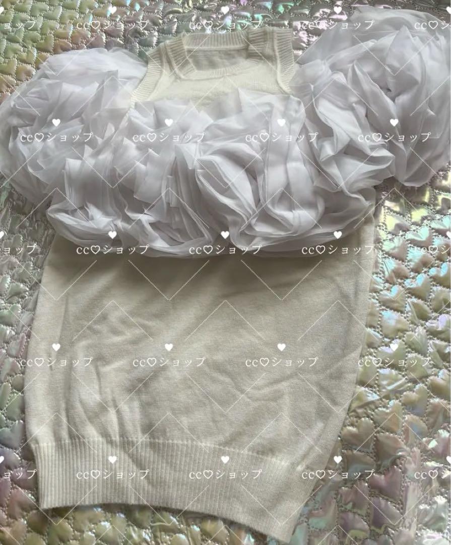 値引き❗️1点bibiy ALEXA FLOWER KNIT ホワイト トップス 新品未使用】Bibiy ALEXA FLOWER KNIT WHITE｜Yahoo!フリマ（旧