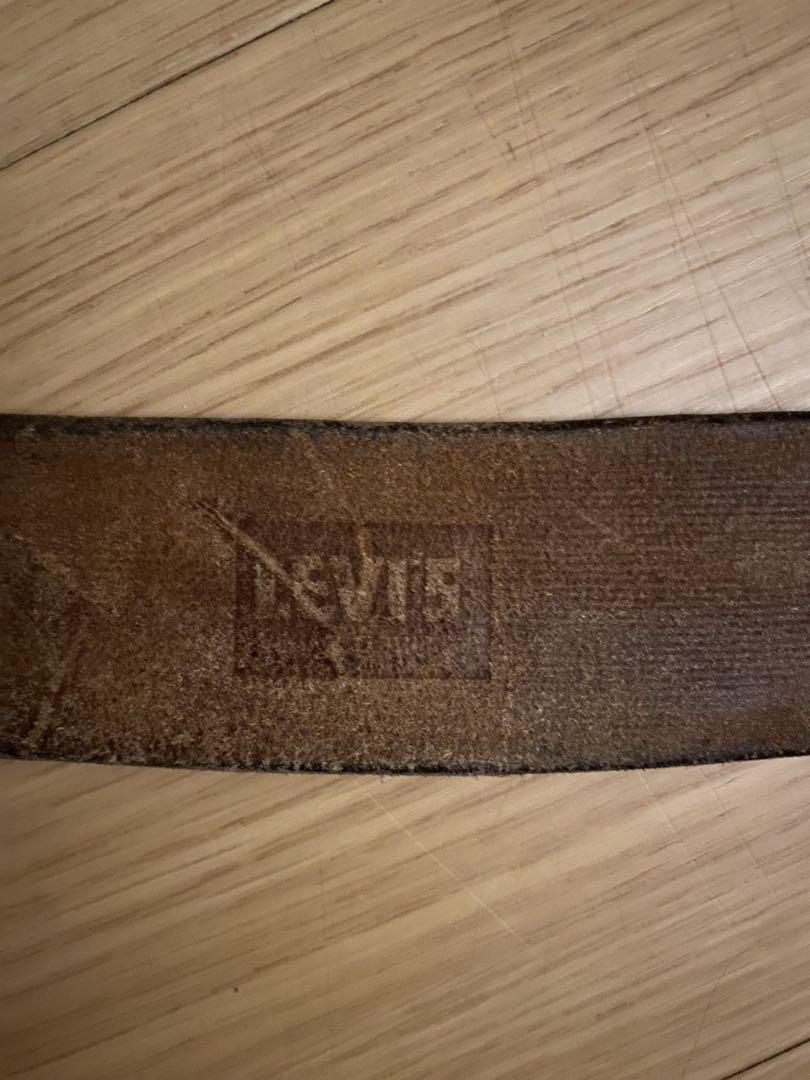 リーバイス lvc ベルト イタリア製 茶芯 90 LVC(LEVI'S VINTAGE CLOTHING) BOVINE BELT 牛革ベルト
