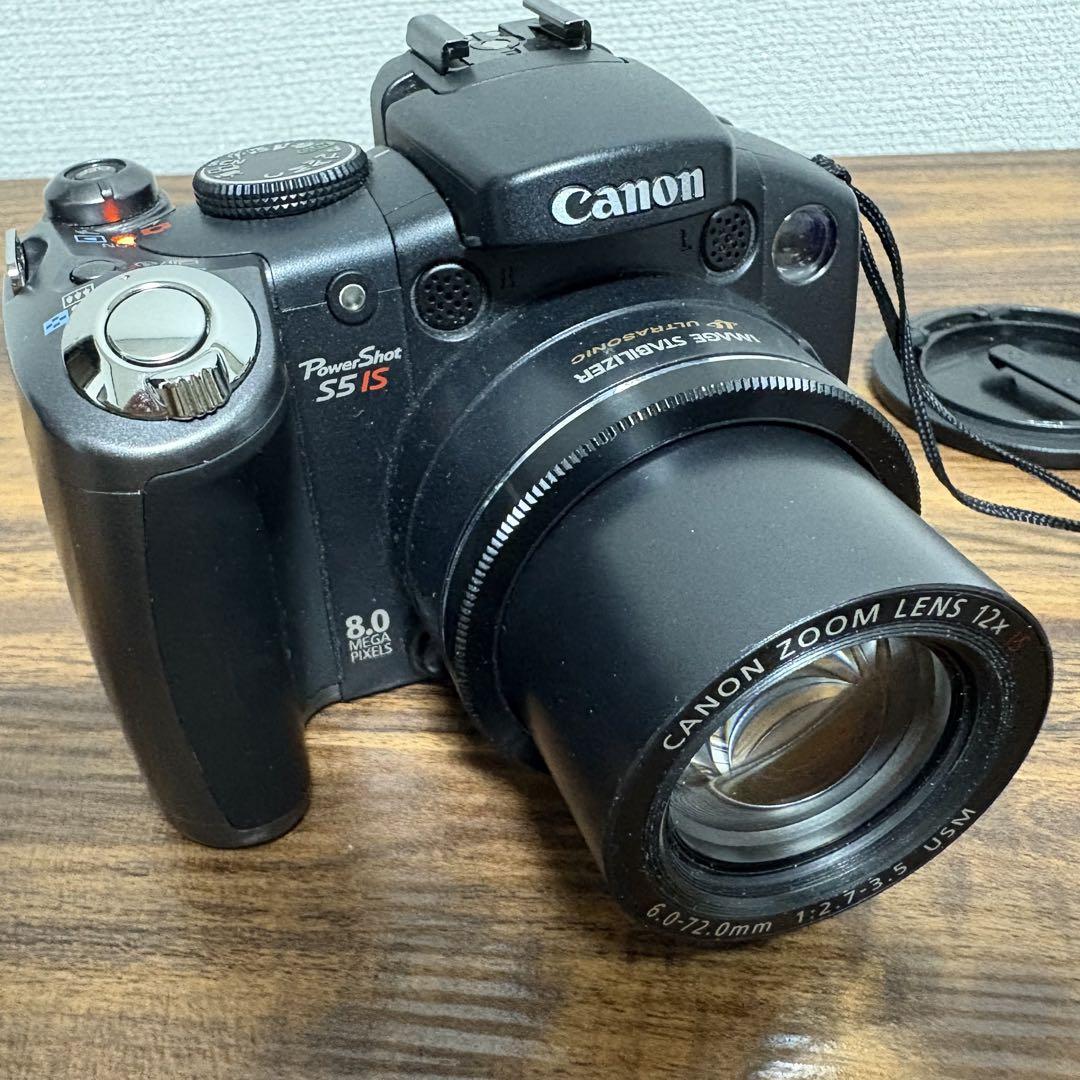 【作例有】Canon PowerShot S5 IS コンデジ CCD 単三電池