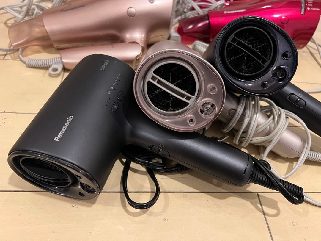 USED★パナソニック ドライヤー 7点セット ナノケア ナノイー 作動未確認★