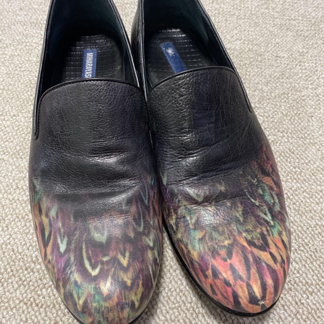 ミハラヤスヒロ レザースリッポン