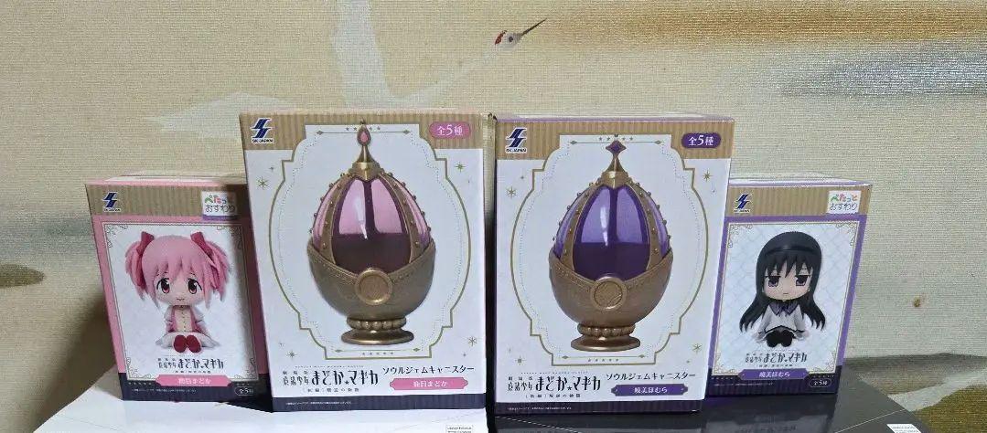 魔法少女まどか☆マギカ 悪魔ほむら まどか フィギュア　ソウルジェム　ぺたっと
