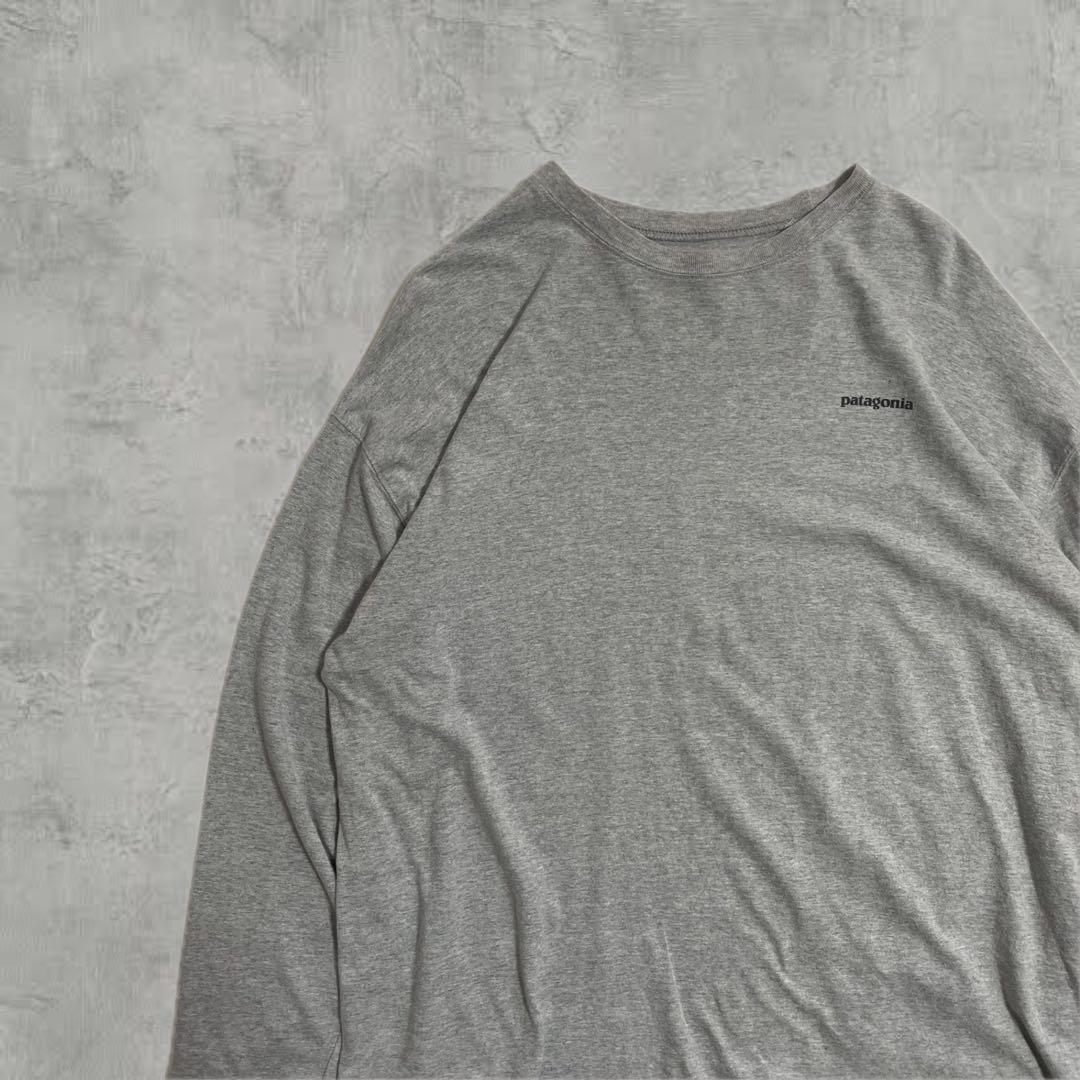 【即発送】Patagonia パタゴニア 長袖 ロンt グレー L レディース