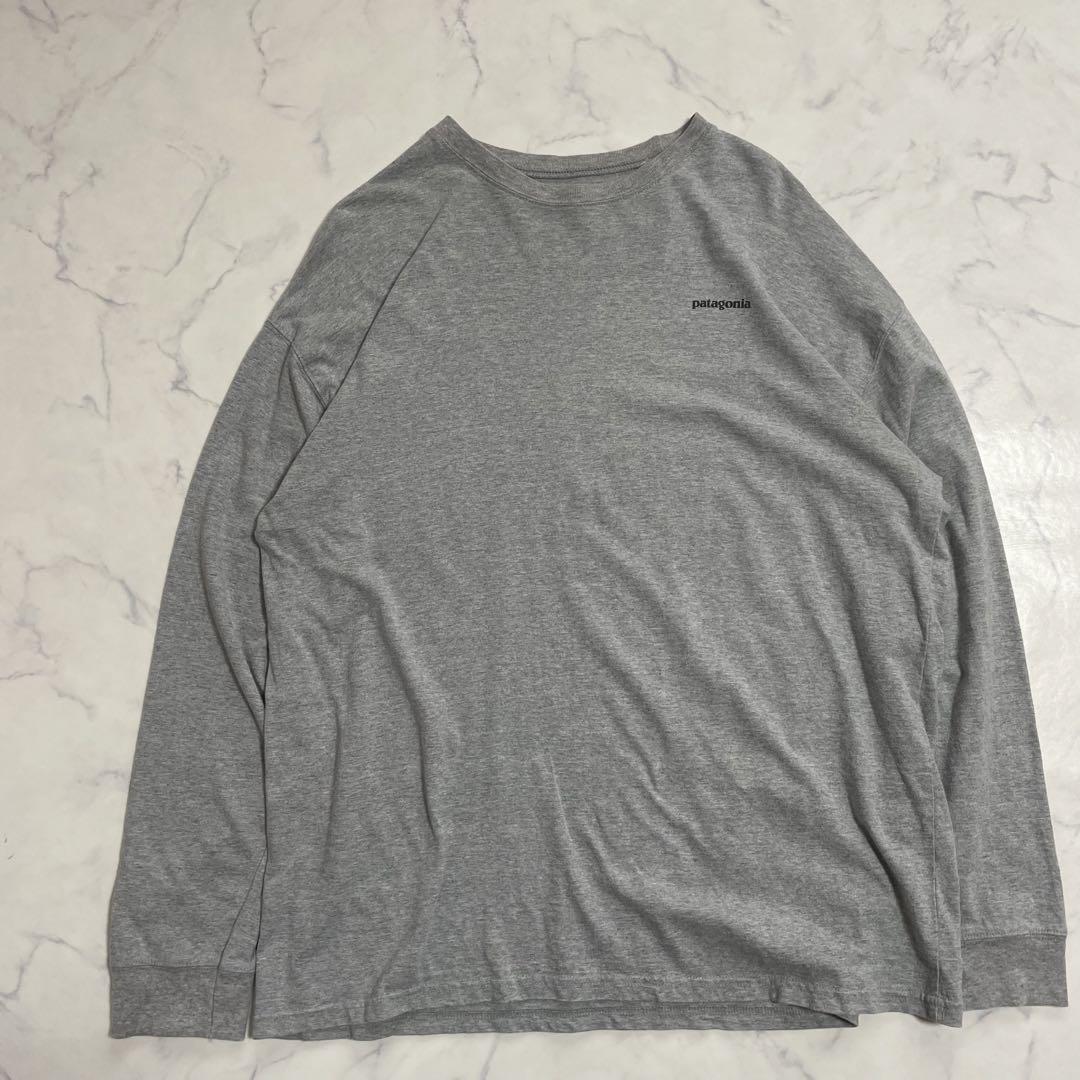 【即発送】Patagonia パタゴニア 長袖 ロンt グレー L レディース