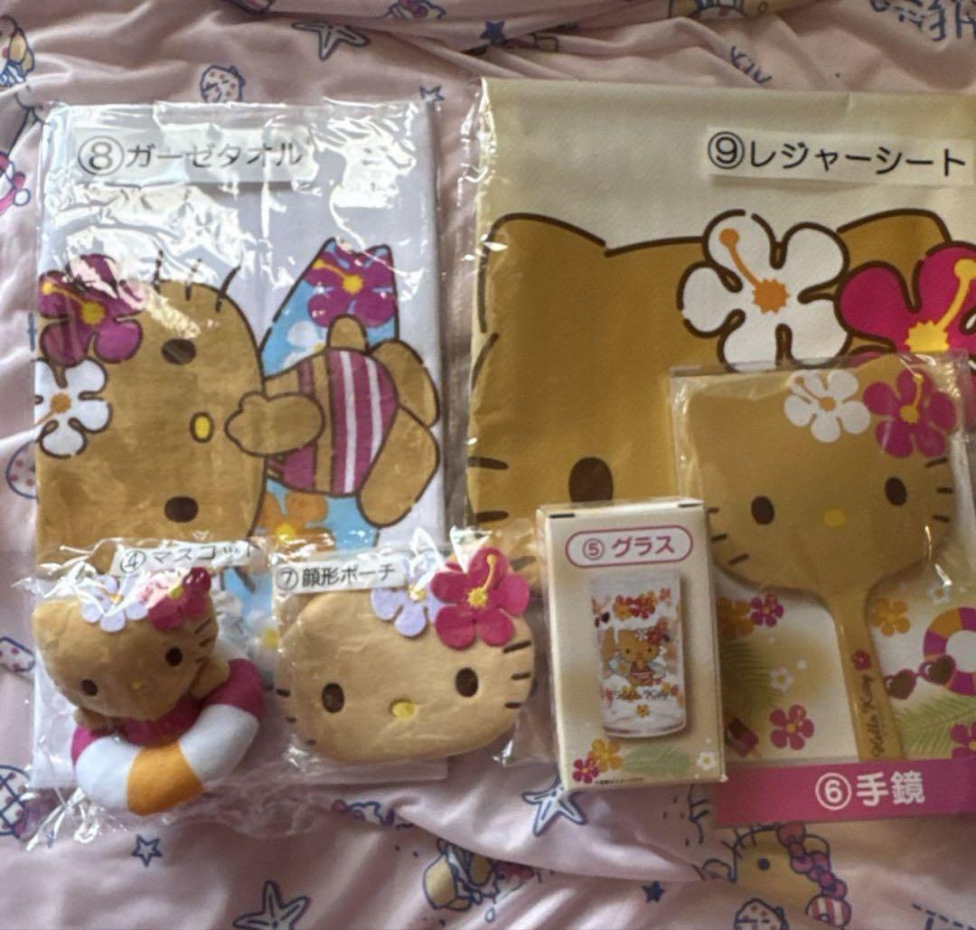 hellokittyハローキティ当たりくじ 日焼けキティの6点セット