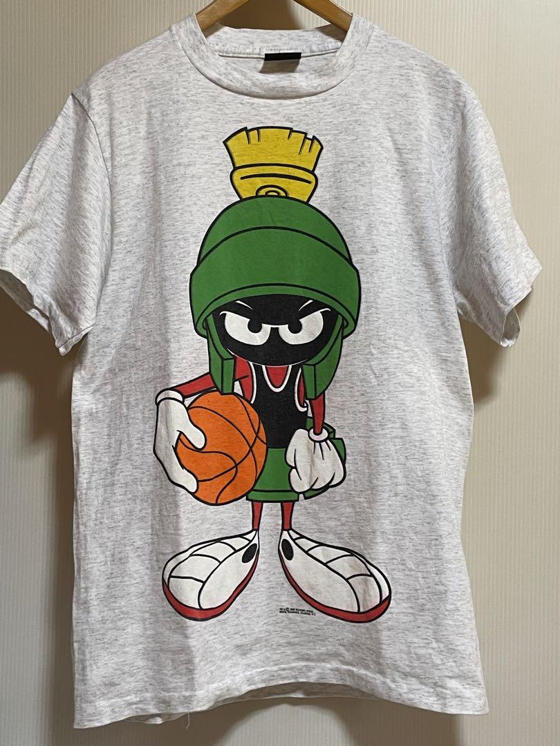 90’s 古着　マービン・ザ・マーシャン TシャツMサイズ　リンガーTシャツ 90's 古着 マービン・ザ・マーシャン TシャツMサイズ リンガーT