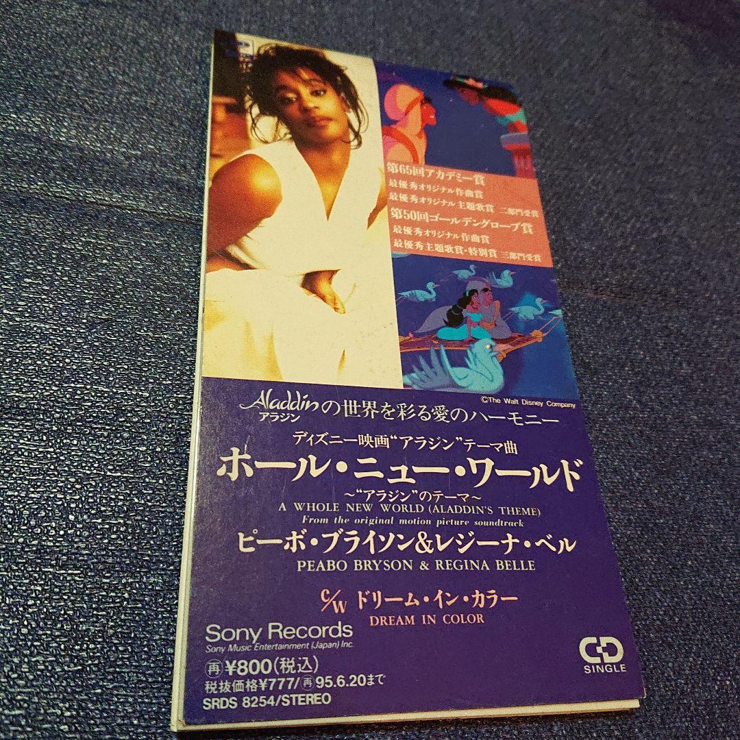 激レア [未開封] アラジン レコード A Whole New World ディズニー映画「アラジン」テーマ曲 ホールニユーワールド 8