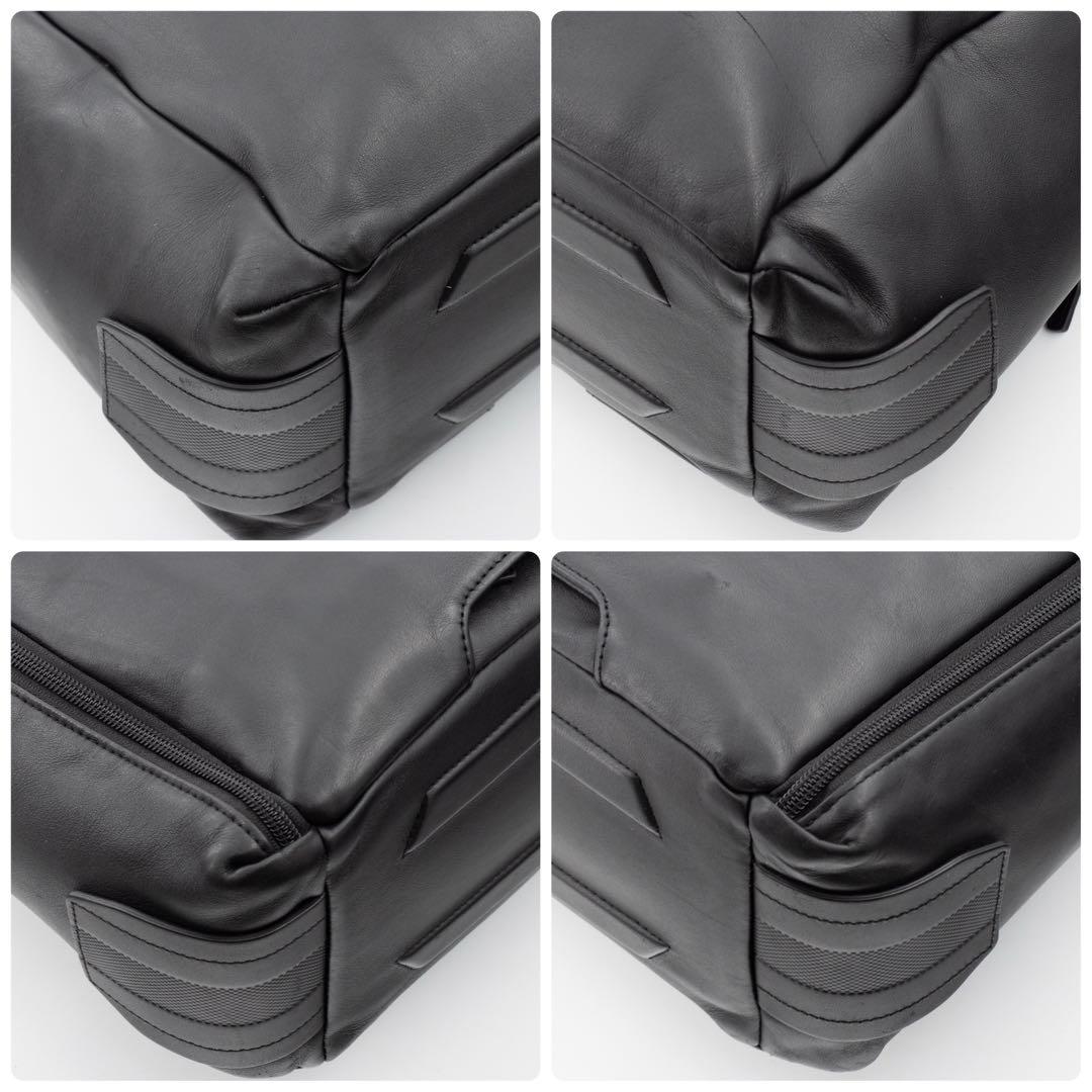Z425【美品】TUMI／トゥミ　ジャービス　トートバッグ　ビジネス　レザー　黒