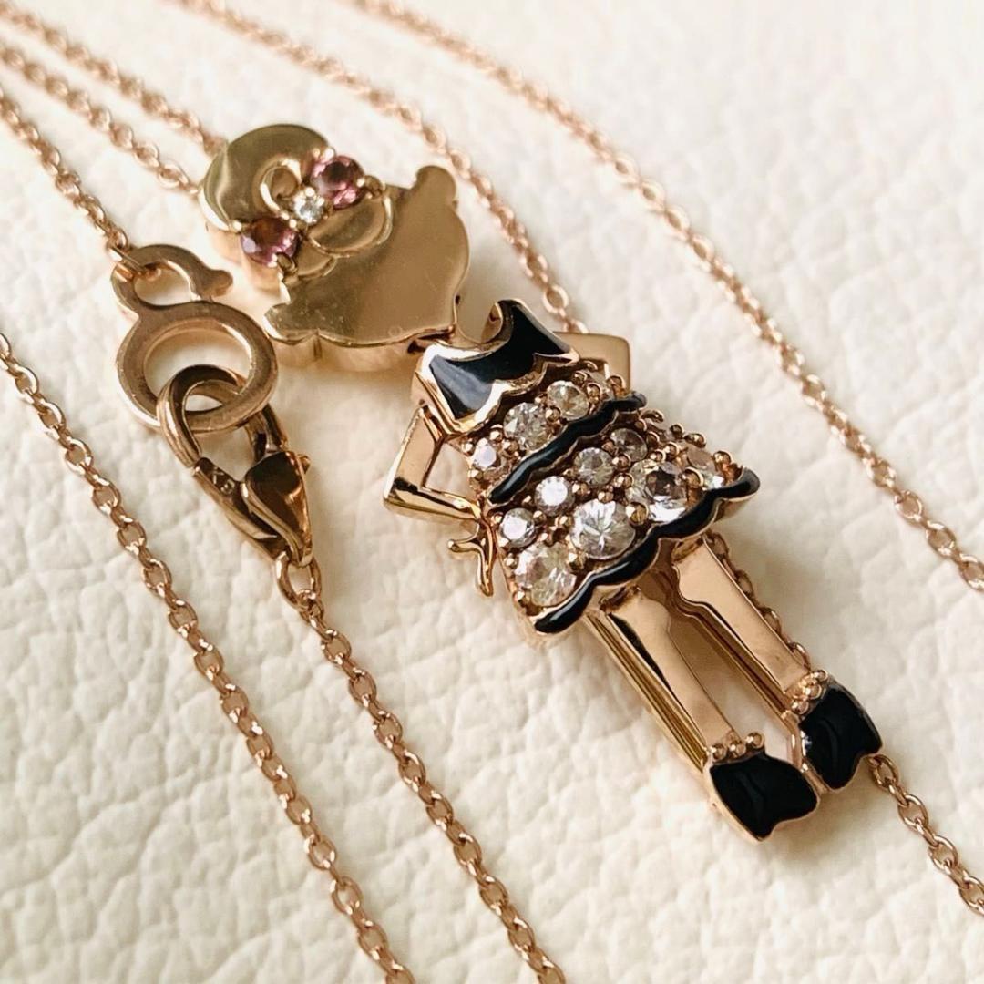 美品 k9 ポンテヴェキオ エメ ブラックドレス ネックレス 着せ 美品 k9 ポンテヴェキオ エメ ブラックドレス ネックレス 着せ