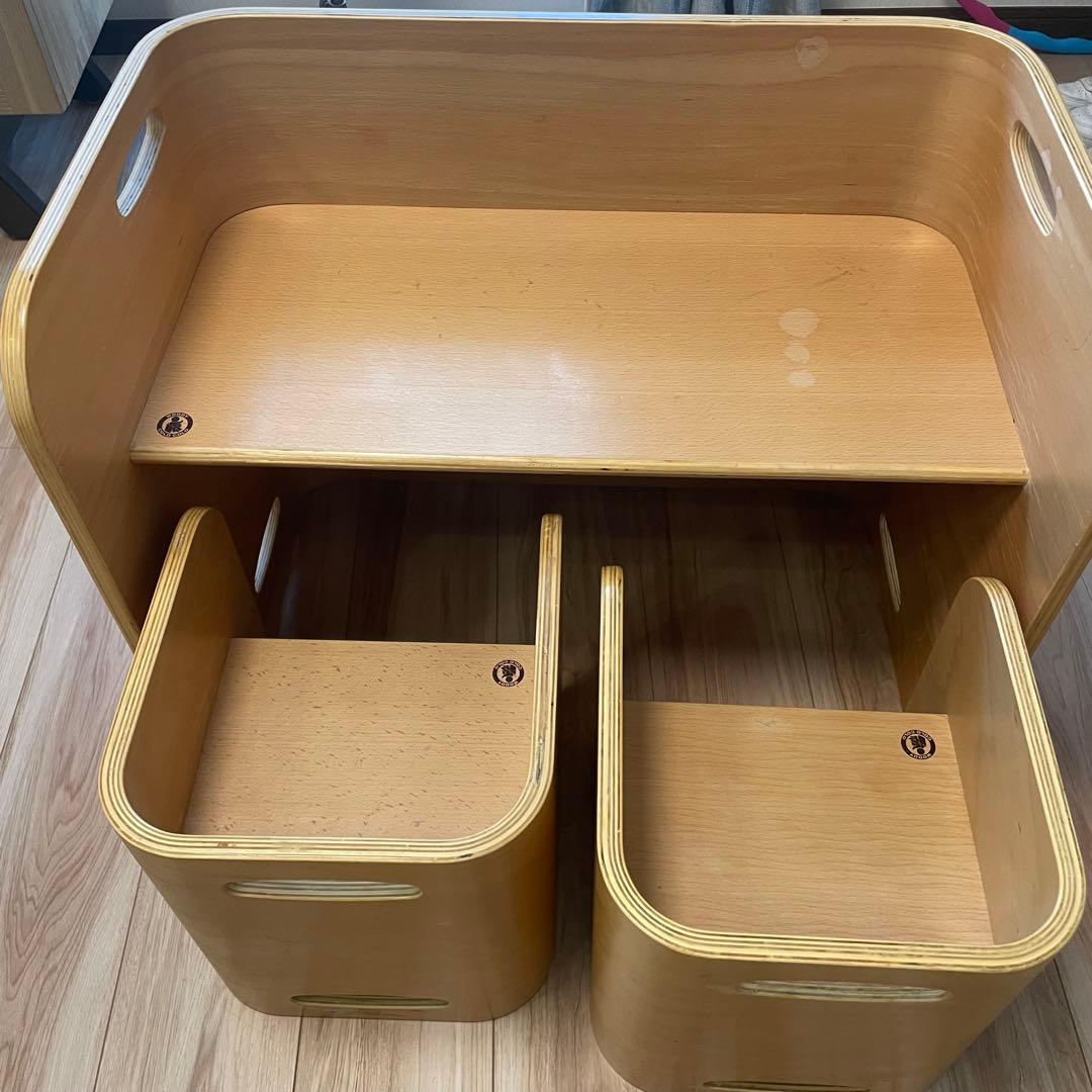 【中古】コロコロデスク＆チェア　HOPPL