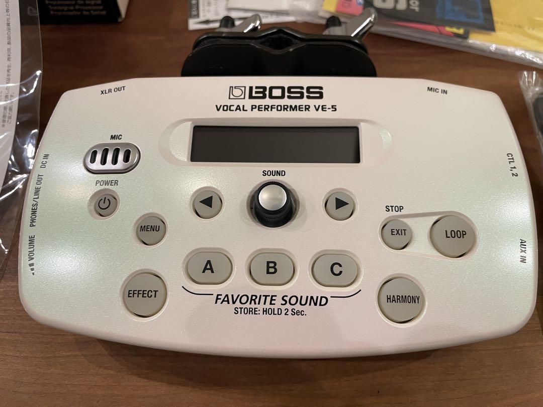 【美品】BOSS VE-5 ボーカルエフェクター　ホワイト