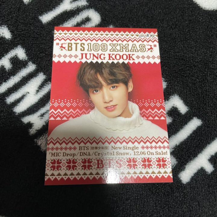 BTS ジョングク 109 クリスマストレカ