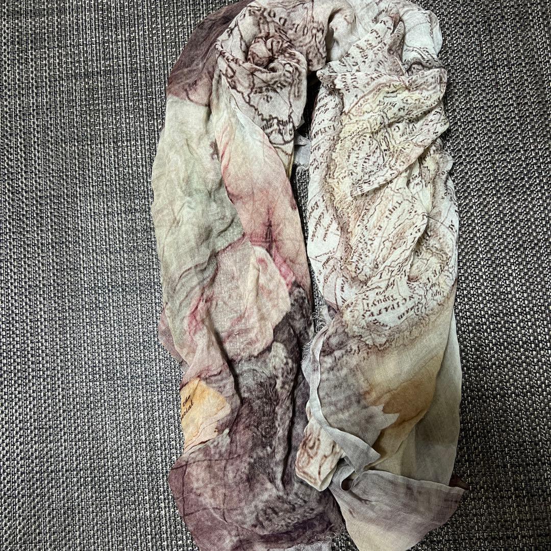 PASHMA地図と少女のアートプリントストール