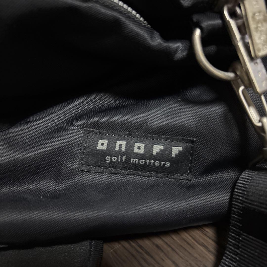 onoff オノフ ゴルフバッグ ボストンバッグ 黒 2way