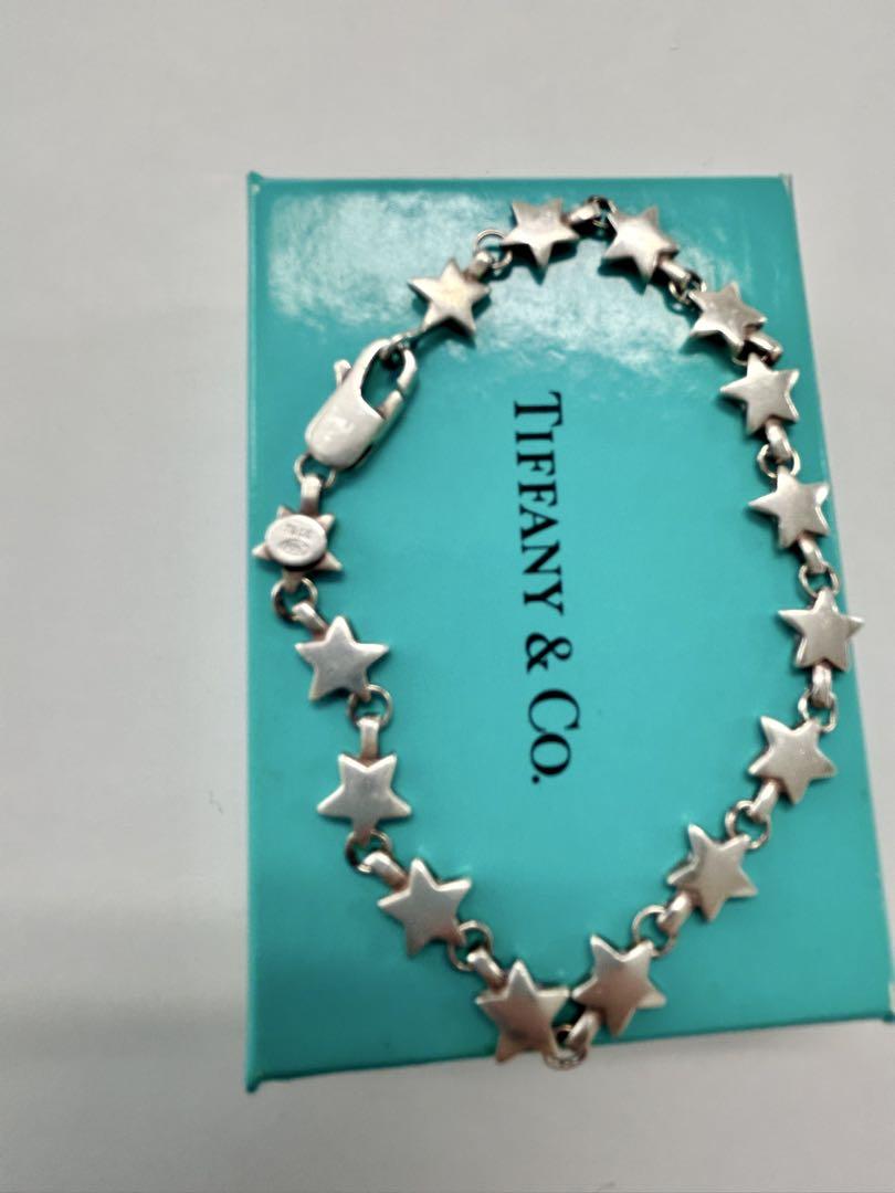 週末限定ティファニー Tiffany パフスターブレスレット ビンテージバングル