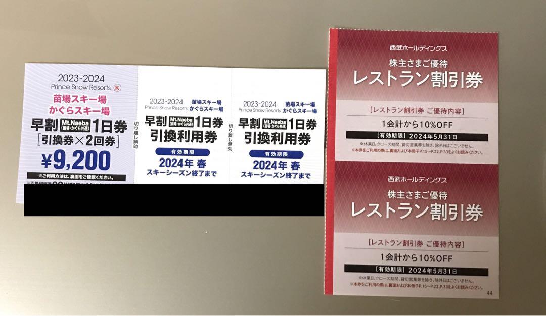 苗場スキー場、かぐらスキー場 (Mt.Naeba共通)リフト券+レストラン割引券 施設