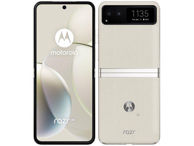 Motorola razr 40 本体　新品　バニラクリーム　simフリー