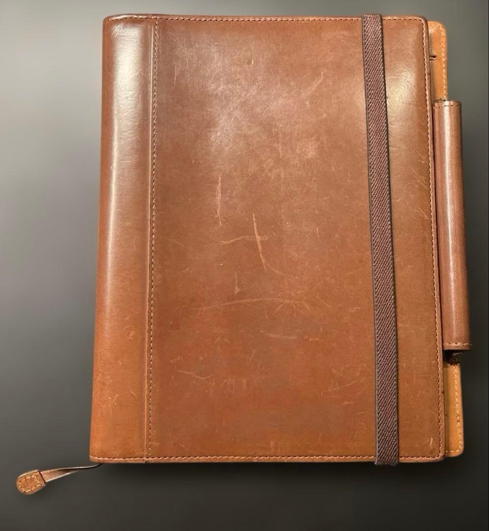 ブリットハウス THEME 手帳カバー A5サイズ ブラウン 品やや傷や汚れあり