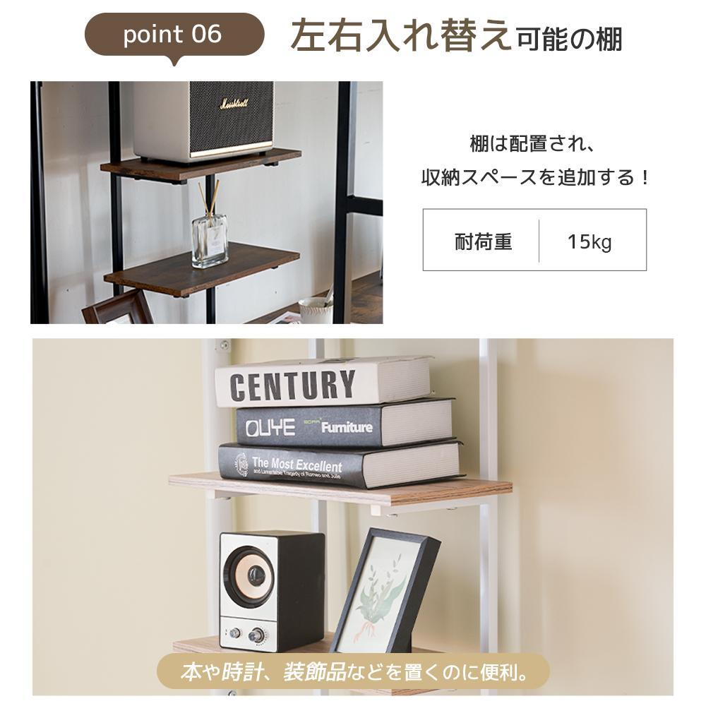 システムベットロフトベッドシングルデスク付きラック棚付きハシゴ階段部屋二段ベッド 画像12