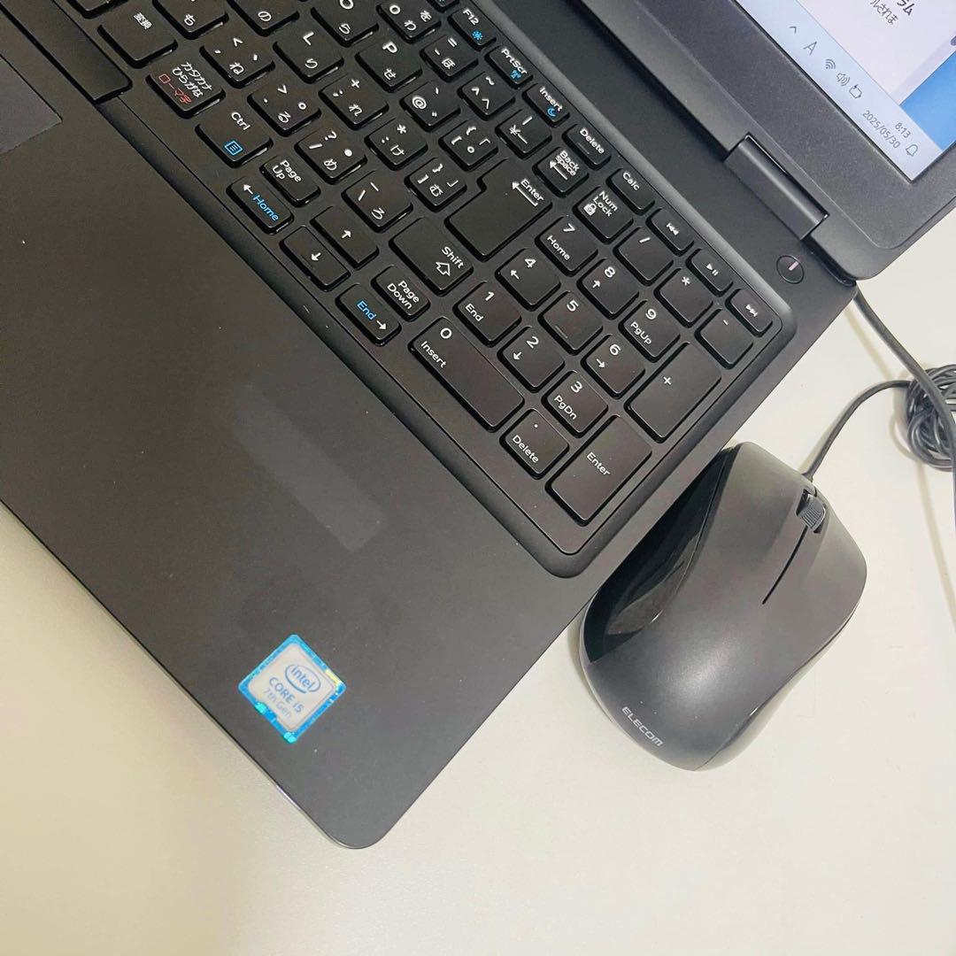 T317 Dellノートパソコンi5メモリ8G高速Windows11オフィス付き