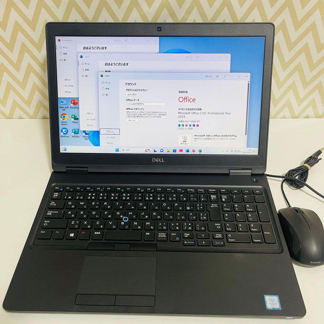 T317 Dellノートパソコンi5メモリ8G高速Windows11オフィス付き