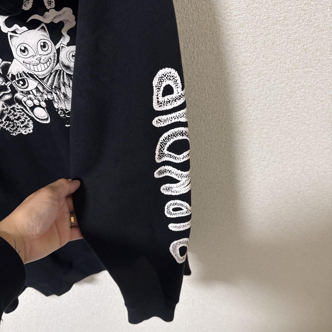 RIPNDIP 黒 フード付きパーカー