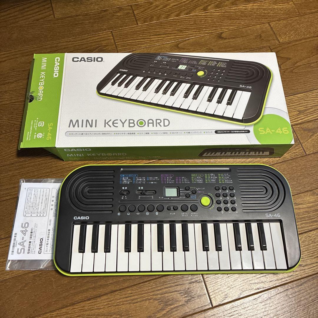 限定セールをすべて CASIO カシオ SA-46 ミニキーボード キーボード - メルカリ 鍵盤楽器